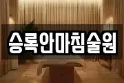 승록안마침술원