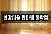한강시술 안마원 동작점