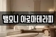밸모니 아로마테라피