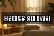 테라피포유 홍대 마사지