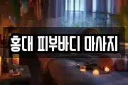 홍대 피부바디 마사지