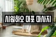 시원하오 마포 마사지