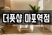 더풋샵 마포역점