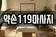 약손119마사지