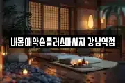 내몸애약손플러스마사지 강남역점