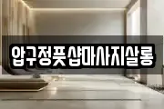 압구정풋샵마사지살롱
