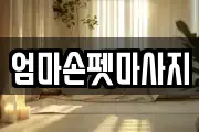 엄마손펫마사지