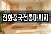진화중국전통마사지