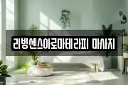 리빙센스아로마테라피 마사지