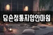담손정통지압안마원