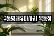 구동명쾌유마사지 목동점