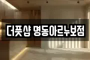더풋샵 명동아르누보점