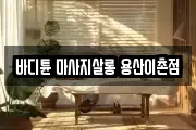 바디튠 마사지살롱 용산이촌점