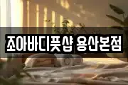 조아바디풋샵 용산본점