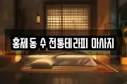 홍제동 수 전통테라피 마사지