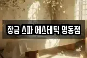 장금 스파 에스테틱 명동점