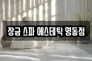 장금 스파 에스테틱 명동점