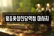 왕조풋샵신당역점 마사지
