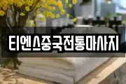 티엔스중국전통마사지