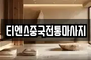 티엔스중국전통마사지