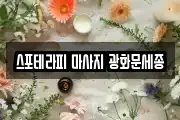 스포테라피 마사지 광화문세종