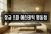 장금 스파 에스테틱 명동점