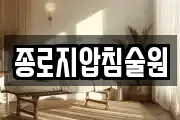 종로지압침술원