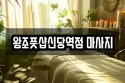 왕조풋샵신당역점 마사지