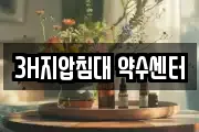 3H지압침대 약수센터