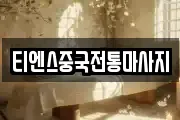 티엔스중국전통마사지