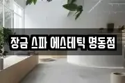 장금 스파 에스테틱 명동점