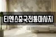 티엔스중국전통마사지