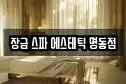장금 스파 에스테틱 명동점