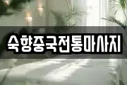 숙향중국전통마사지