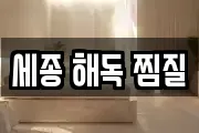 세종 해독 찜질