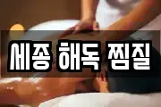 세종 해독 찜질