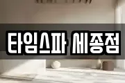 타임스파 세종점
