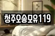 청주오송모유119