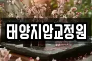 태양지압교정원