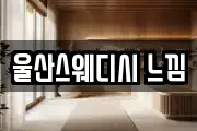 울산스웨디시 느낌
