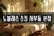노블레스 스킨 서부동 본점