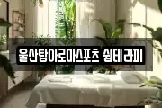 울산탑아로마스포츠 쉼테라피