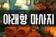 야래향 마사지