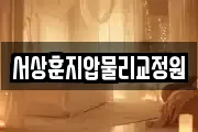 서상훈지압물리교정원
