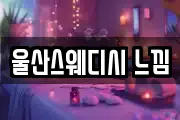 울산스웨디시 느낌
