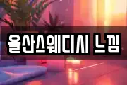 울산스웨디시 느낌