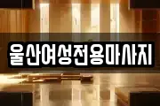 울산 중구 우정동 마사지, 지압등 업체정보