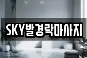SKY발경락마사지