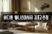 바디튠 웰니스마사지 김포고촌점