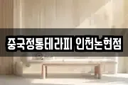 중국정통테라피 인천논현점